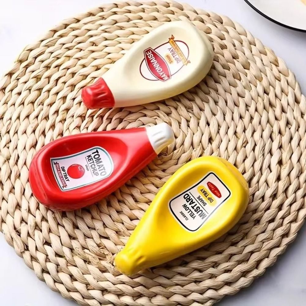 Sauce Dipping Cup - 新しいトマト形のソースプレートミニマルチカラー調味料皿セラミックソース浸漬ボウルサラダ