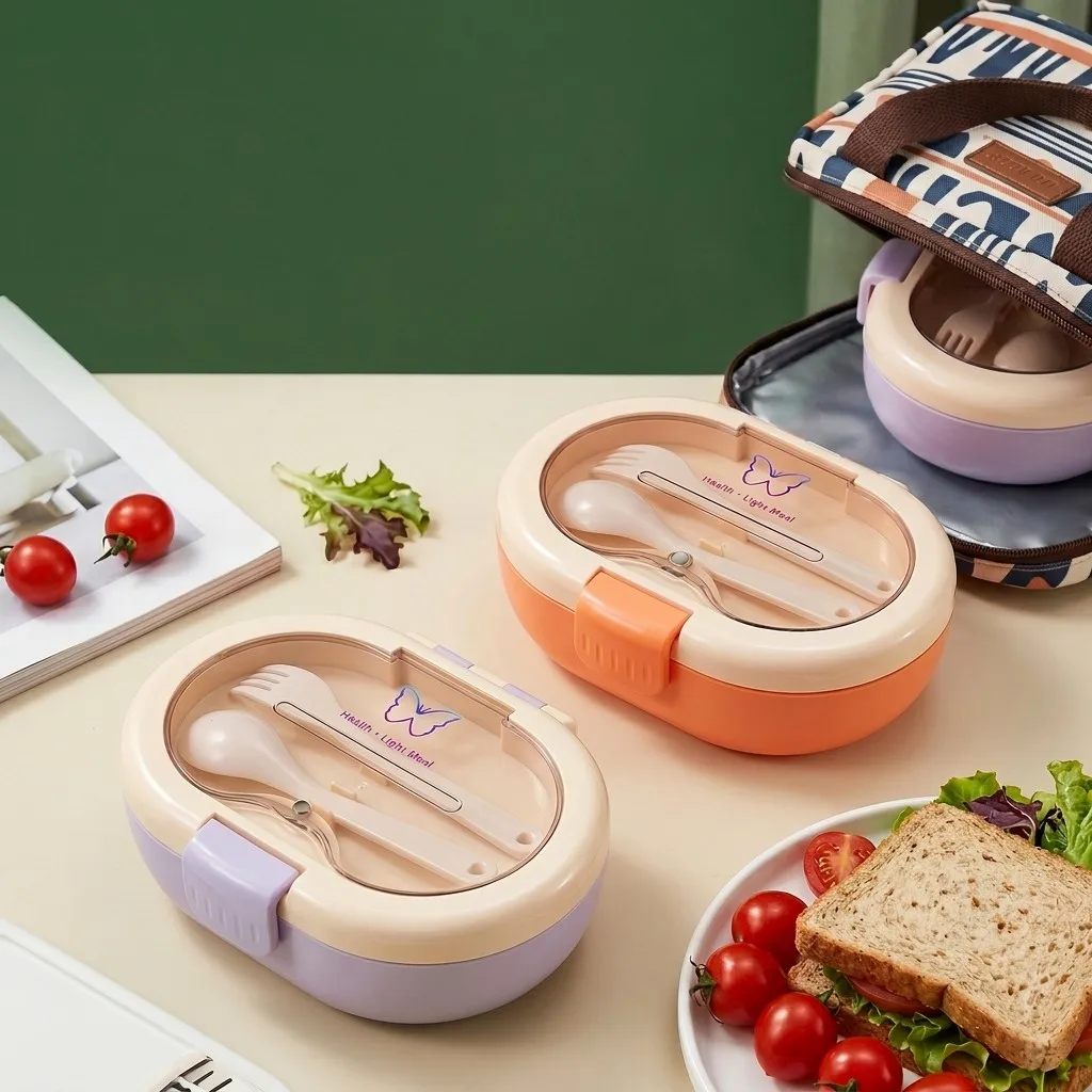 持ち運び可能なプラスチック製弁当箱。子供用、学校用。漏れ防止 - Meal Prep Or Prep Meal のレビューと価格