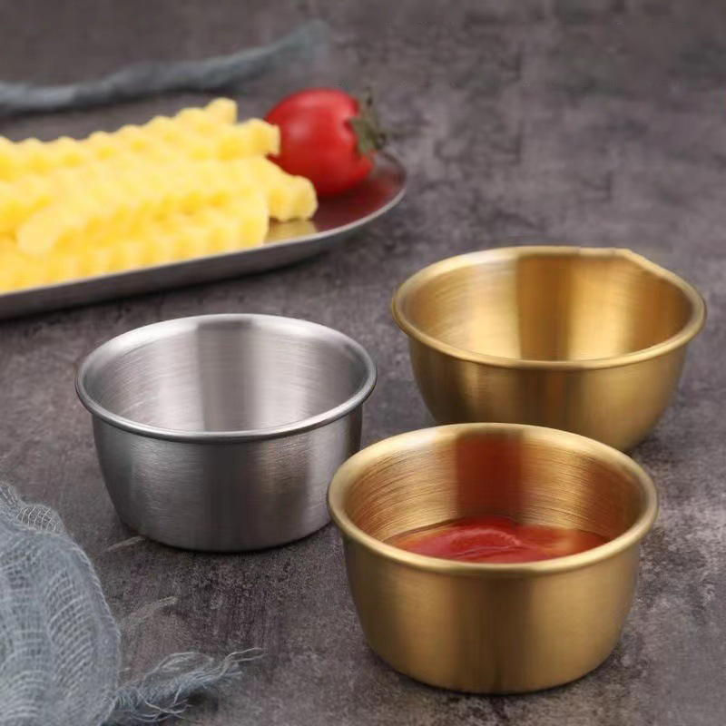 △   304ステンレス製小型調味料皿 キッチンソースカップ - Sauce Dipping Cup のレビューと価格