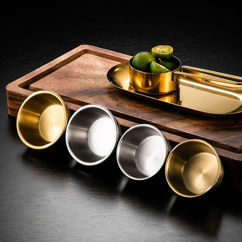 △   304ステンレス製小型調味料皿 キッチンソースカップ - Sauce Dipping Cup のレビューと価格