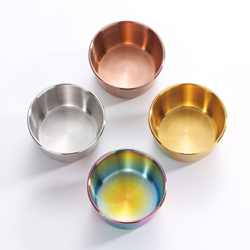 304ステンレス鋼ディッピングカップ、金色のソースカップ、ア - Sauce Dipping Cup のレビューと価格