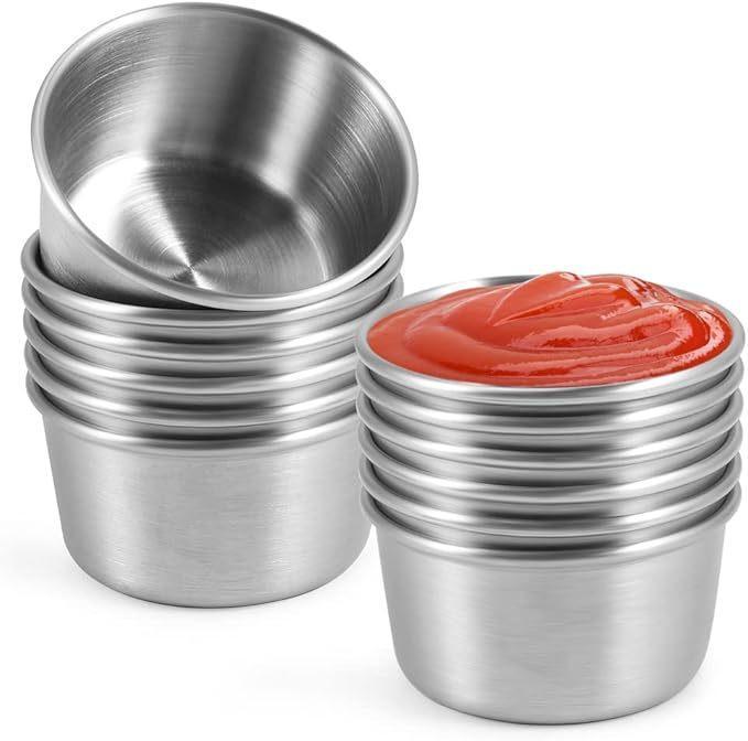 ステンレス鋼ソースカップミニディッピングボウル再利用可能な調 - Sauce Dipping Cup のレビューと価格