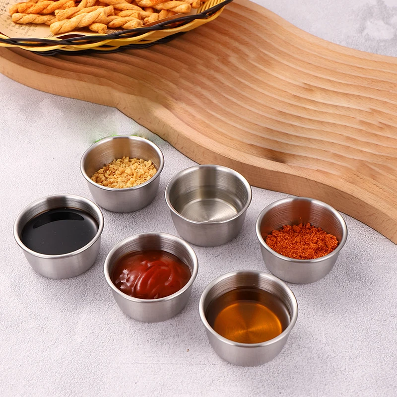 ソース浸漬ボウル 304 ステンレス鋼浸漬カップラウンドソー - Sauce Dipping Cup のレビューと価格