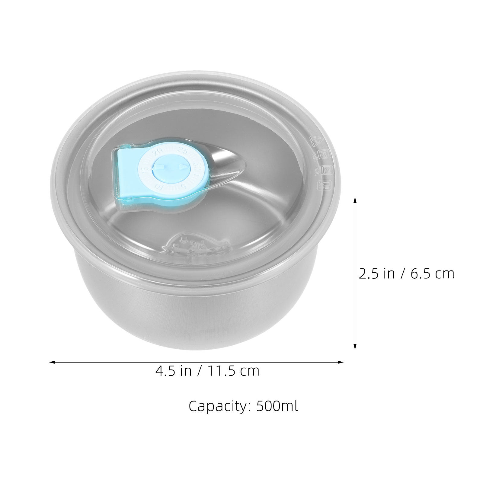 6 個自家製アイスクリームボックスステンレス鋼アイスクリーム - Meal Prep Bowl のレビューと価格