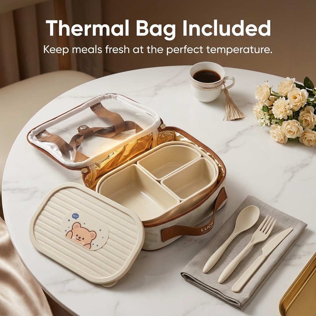 かわいい子供用弁当箱 プラスチック製3コンパートメントランチ - Meal Prep Or Prep Meal のレビューと価格