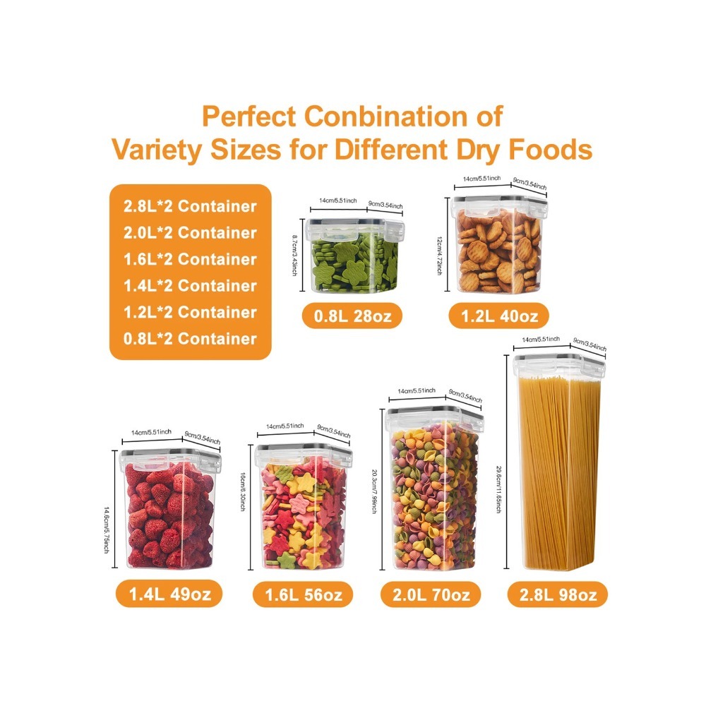 24個入り、密閉式の食品保存容器（蓋付き）。気密性があり、B - Meal Prep With Rice のレビューと価格