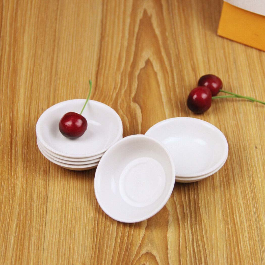5 個の白いプラスチックソース皿食品浸漬ボウル壊れにくい調味 - Sauce Dipping Cup のレビューと価格