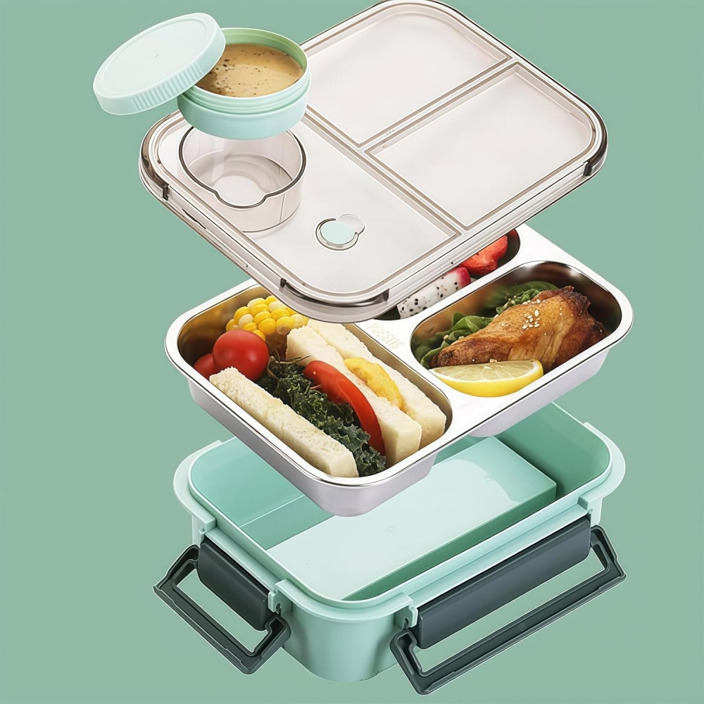 850ml ポータブルランチボックス子供大人用サーモスープ弁 - Meal Prep Bowl のレビューと価格