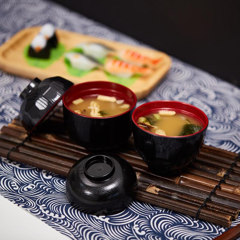 2トーンの味噌汁用ボウル（蓋付き）日本製2色ライスボウル、家 - Meal Prep With Rice のレビューと価格