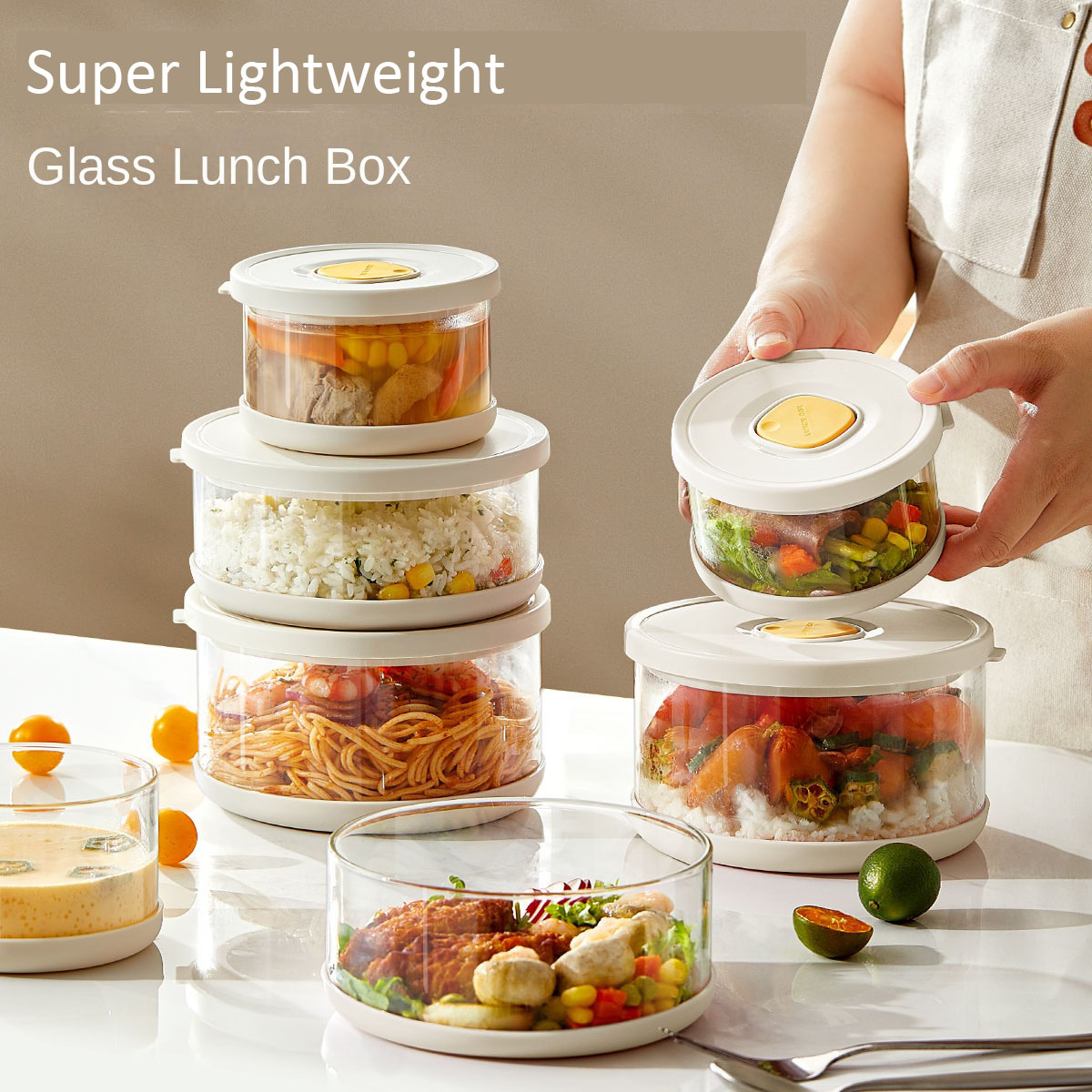 サラダ、トライフル、ご飯、軽食、お弁当に最適な、密閉蓋付きの - Meal Prep With Rice のレビューと価格