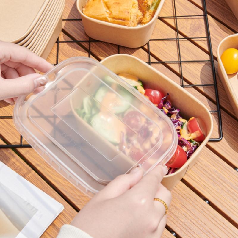 * 10 ピース/セット使い捨てランチボックスクラフト紙正方 - Meal Prep Bowl のレビューと価格