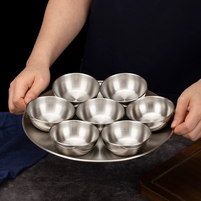 ディップソースボウル 韓国風 ステンレス製 バーベキュー用デ - Sauce Dipping Cup のレビューと価格